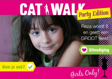 Uitnodiging kinderfeestje meisje