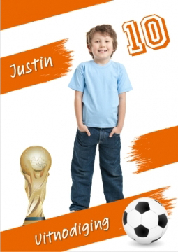 Uitnodiging kinderfeestje WK bokaal